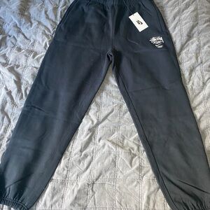 New Stussy Black Jogger Pants